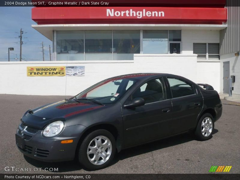 Graphite Metallic / Dark Slate Gray 2004 Dodge Neon SXT