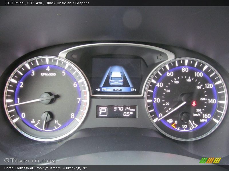 Black Obsidian / Graphite 2013 Infiniti JX 35 AWD