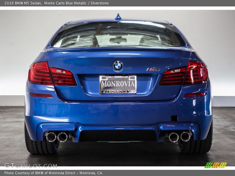 Monte Carlo Blue Metallic / Silverstone 2016 BMW M5 Sedan