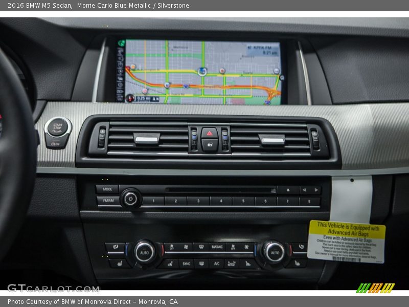 Controls of 2016 M5 Sedan