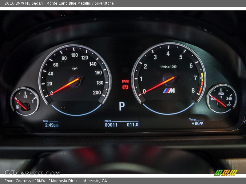  2016 M5 Sedan Sedan Gauges