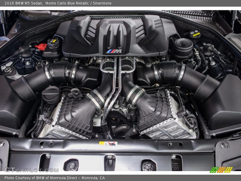  2016 M5 Sedan Engine - 4.4 Liter M DI TwinPower Turbocharged DOHC 32-Valve VVT V8