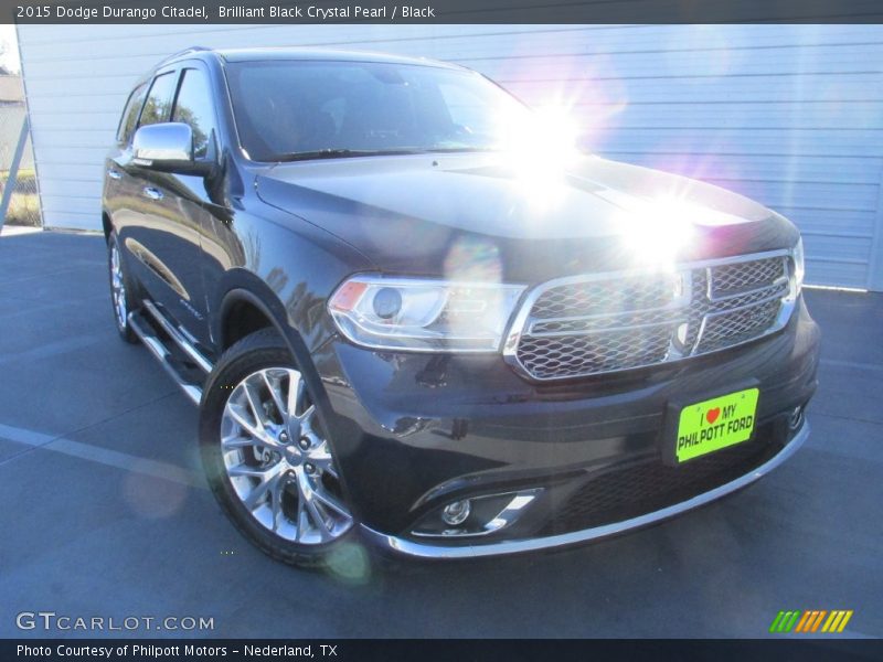 Brilliant Black Crystal Pearl / Black 2015 Dodge Durango Citadel