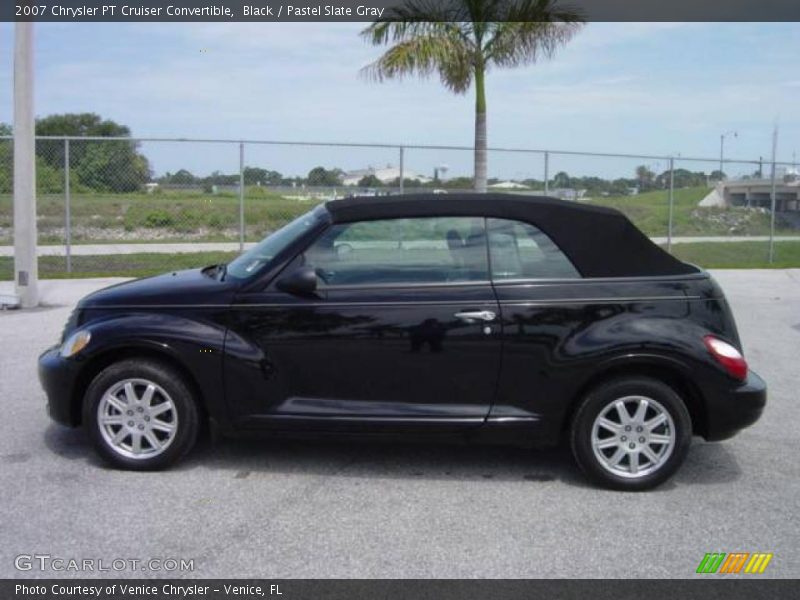 Black / Pastel Slate Gray 2007 Chrysler PT Cruiser Convertible