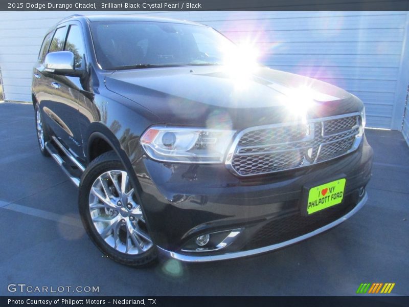 Brilliant Black Crystal Pearl / Black 2015 Dodge Durango Citadel