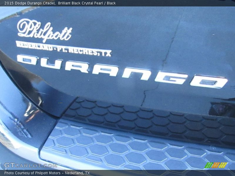 Brilliant Black Crystal Pearl / Black 2015 Dodge Durango Citadel