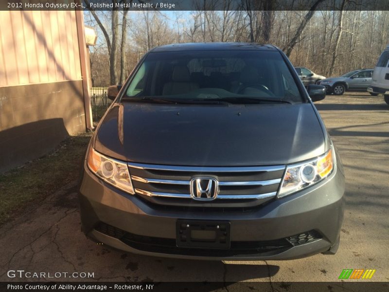Polished Metal Metallic / Beige 2012 Honda Odyssey EX-L
