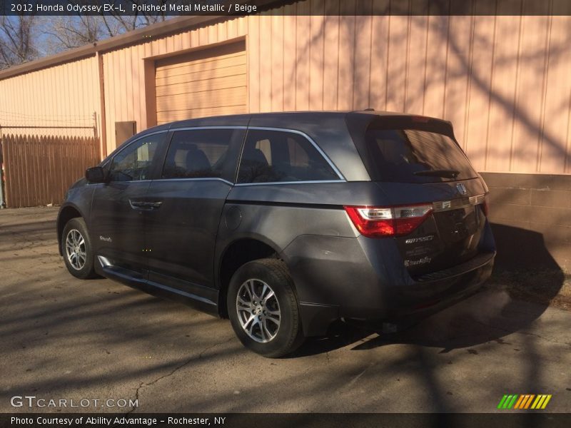 Polished Metal Metallic / Beige 2012 Honda Odyssey EX-L