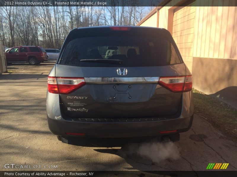 Polished Metal Metallic / Beige 2012 Honda Odyssey EX-L