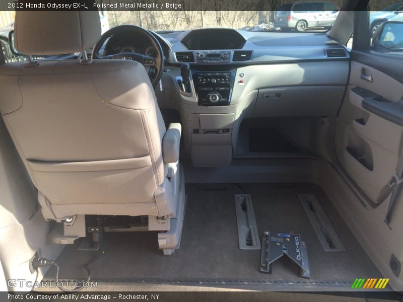 Polished Metal Metallic / Beige 2012 Honda Odyssey EX-L