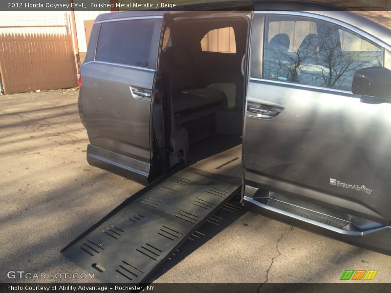 Polished Metal Metallic / Beige 2012 Honda Odyssey EX-L
