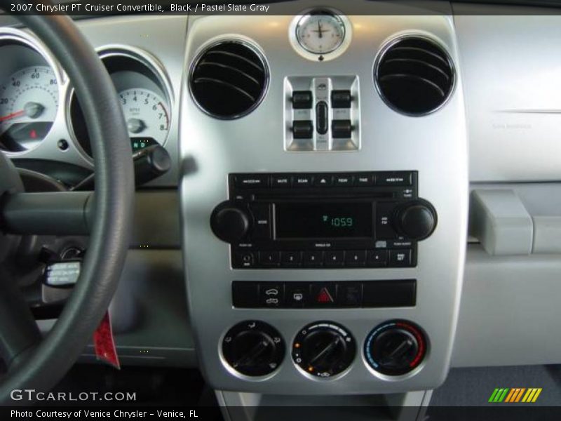 Black / Pastel Slate Gray 2007 Chrysler PT Cruiser Convertible