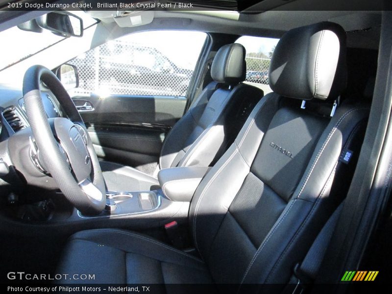 Brilliant Black Crystal Pearl / Black 2015 Dodge Durango Citadel