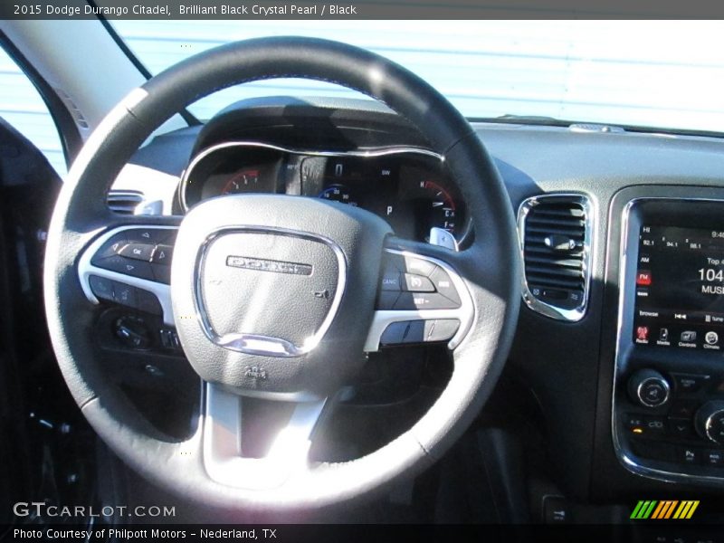 Brilliant Black Crystal Pearl / Black 2015 Dodge Durango Citadel