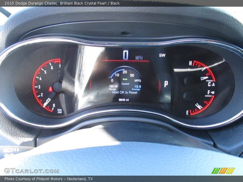 Brilliant Black Crystal Pearl / Black 2015 Dodge Durango Citadel