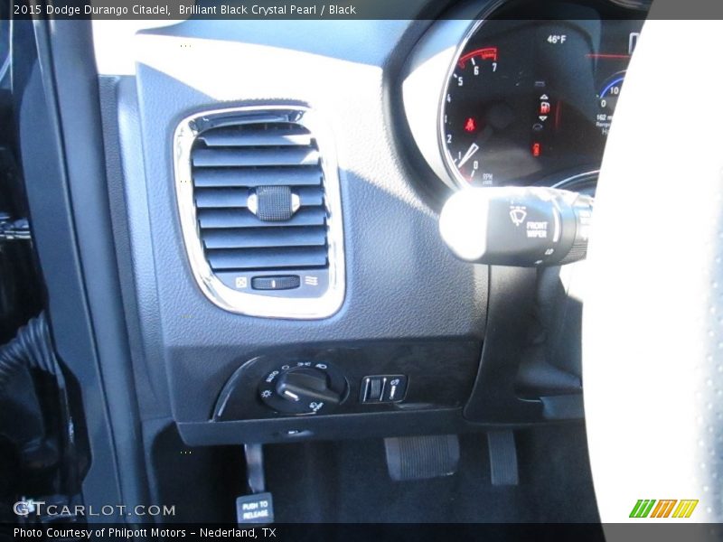 Brilliant Black Crystal Pearl / Black 2015 Dodge Durango Citadel