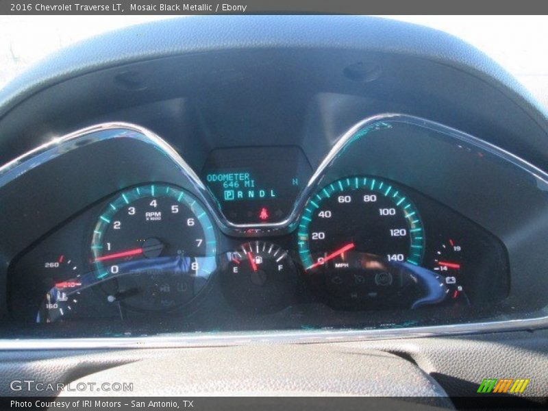 Mosaic Black Metallic / Ebony 2016 Chevrolet Traverse LT