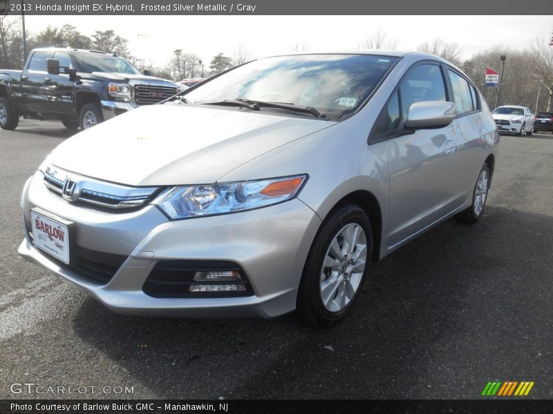 Frosted Silver Metallic / Gray 2013 Honda Insight EX Hybrid