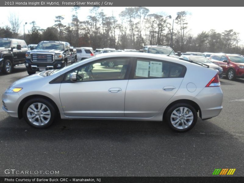 Frosted Silver Metallic / Gray 2013 Honda Insight EX Hybrid