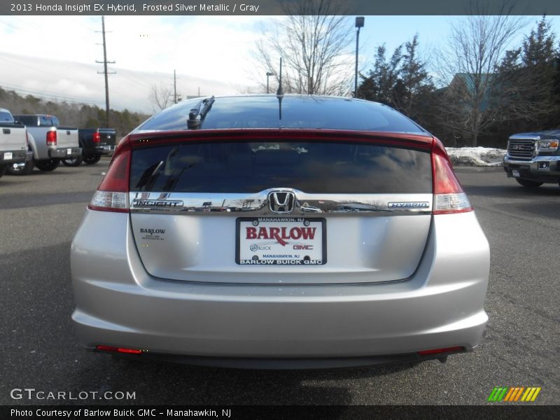 Frosted Silver Metallic / Gray 2013 Honda Insight EX Hybrid