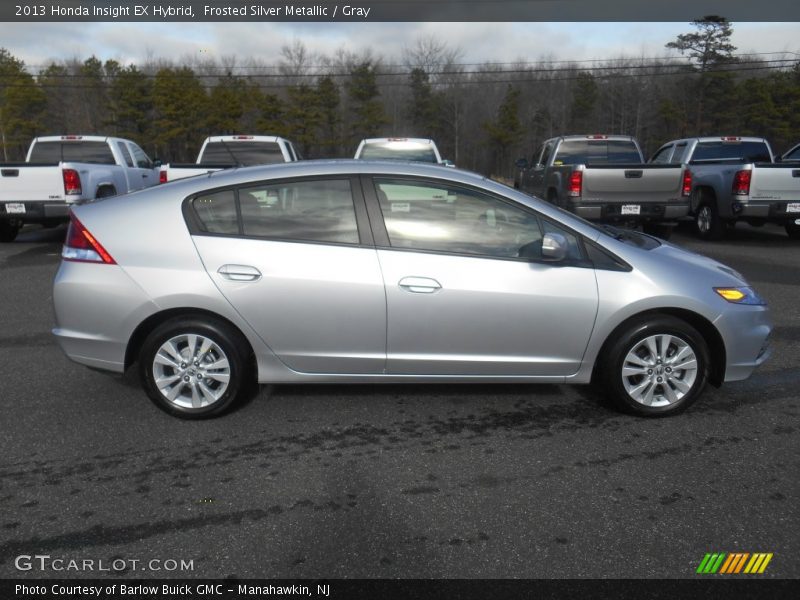 Frosted Silver Metallic / Gray 2013 Honda Insight EX Hybrid