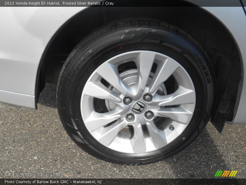 Frosted Silver Metallic / Gray 2013 Honda Insight EX Hybrid