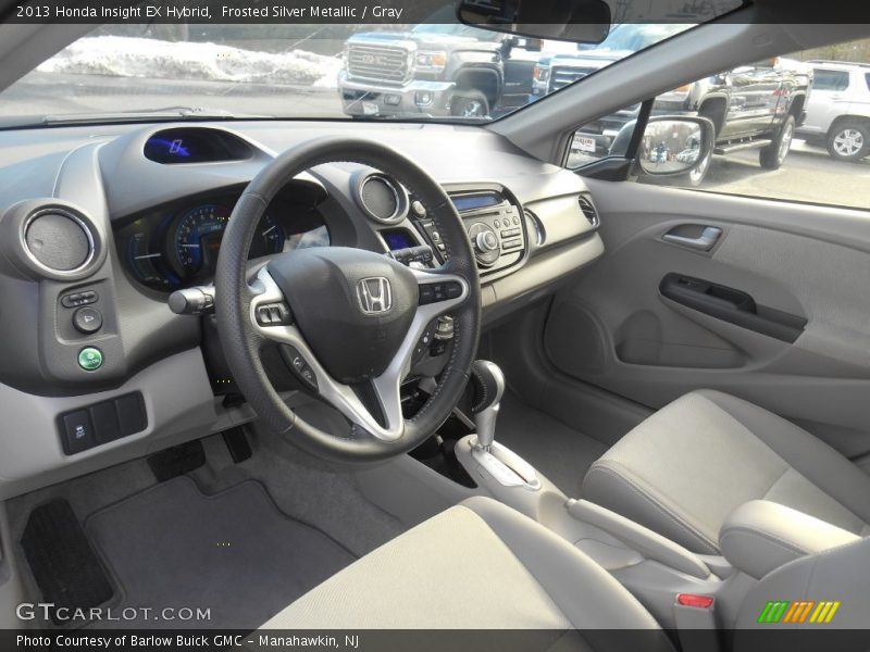 Frosted Silver Metallic / Gray 2013 Honda Insight EX Hybrid
