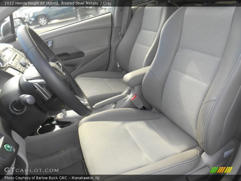 Frosted Silver Metallic / Gray 2013 Honda Insight EX Hybrid