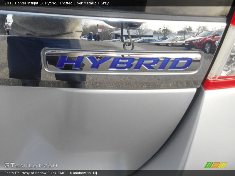 Frosted Silver Metallic / Gray 2013 Honda Insight EX Hybrid