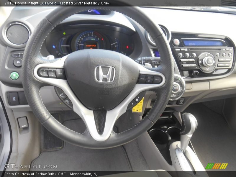 Frosted Silver Metallic / Gray 2013 Honda Insight EX Hybrid