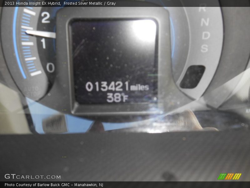 Frosted Silver Metallic / Gray 2013 Honda Insight EX Hybrid