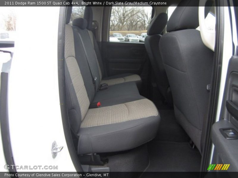 Bright White / Dark Slate Gray/Medium Graystone 2011 Dodge Ram 1500 ST Quad Cab 4x4