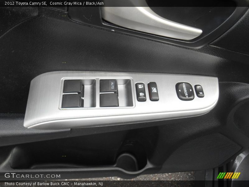 Cosmic Gray Mica / Black/Ash 2012 Toyota Camry SE