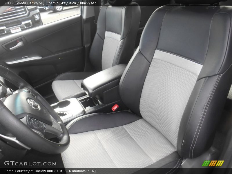 Cosmic Gray Mica / Black/Ash 2012 Toyota Camry SE
