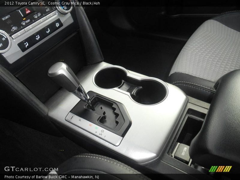 Cosmic Gray Mica / Black/Ash 2012 Toyota Camry SE
