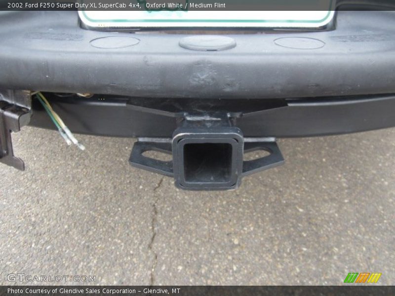 Oxford White / Medium Flint 2002 Ford F250 Super Duty XL SuperCab 4x4