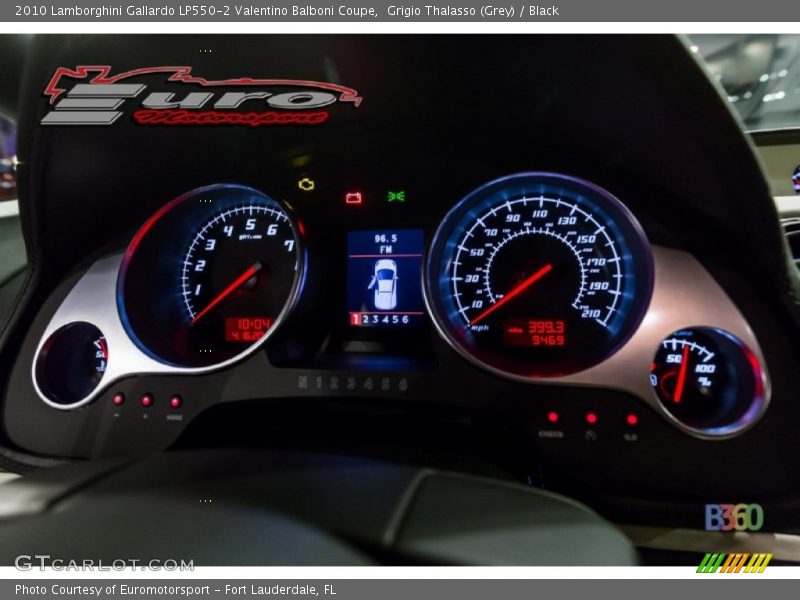 Grigio Thalasso (Grey) / Black 2010 Lamborghini Gallardo LP550-2 Valentino Balboni Coupe