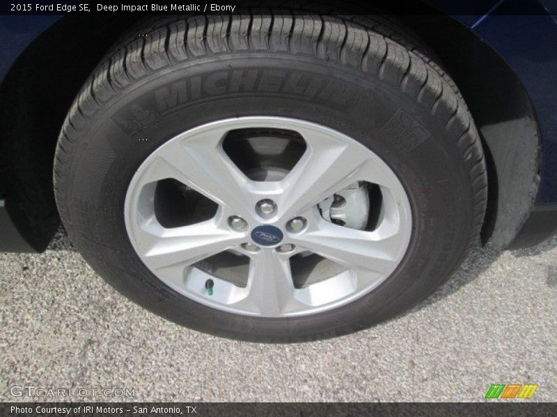 Deep Impact Blue Metallic / Ebony 2015 Ford Edge SE