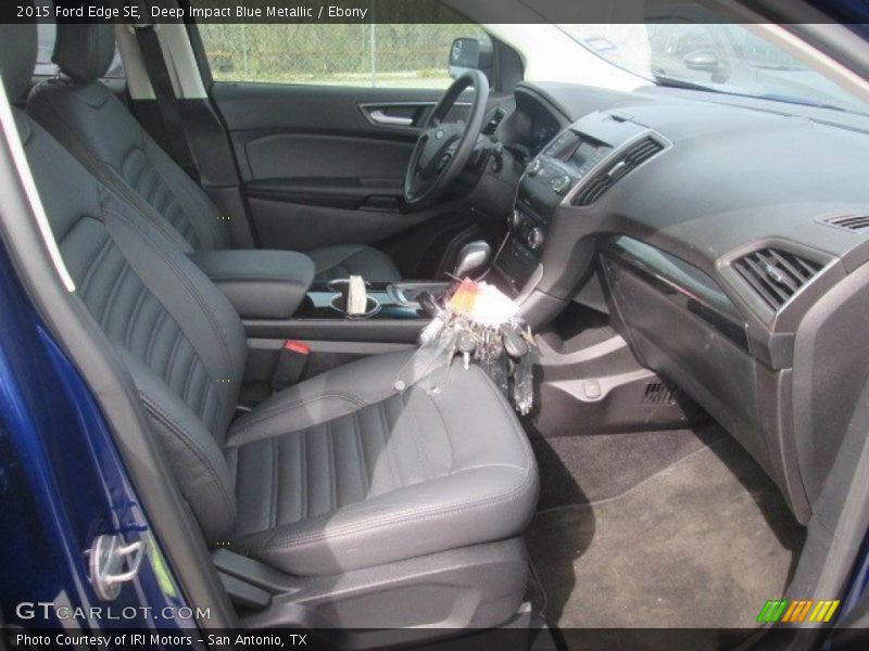 Deep Impact Blue Metallic / Ebony 2015 Ford Edge SE