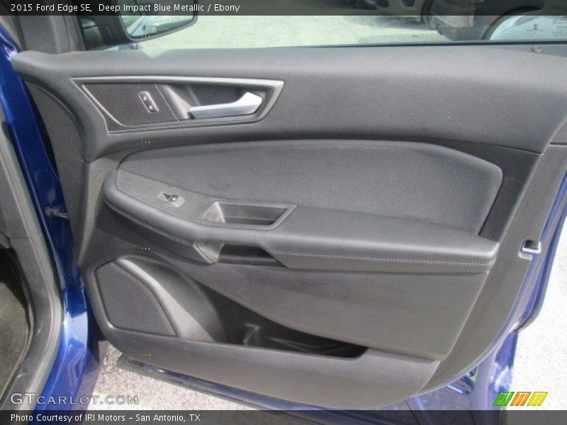 Deep Impact Blue Metallic / Ebony 2015 Ford Edge SE