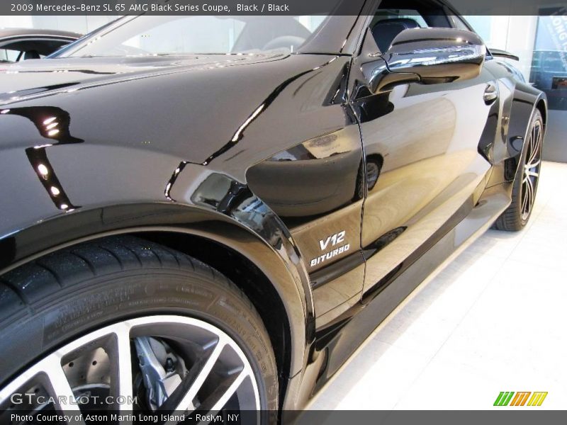 Black / Black 2009 Mercedes-Benz SL 65 AMG Black Series Coupe