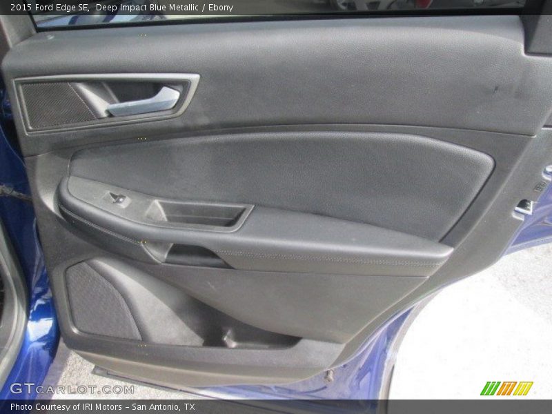 Deep Impact Blue Metallic / Ebony 2015 Ford Edge SE
