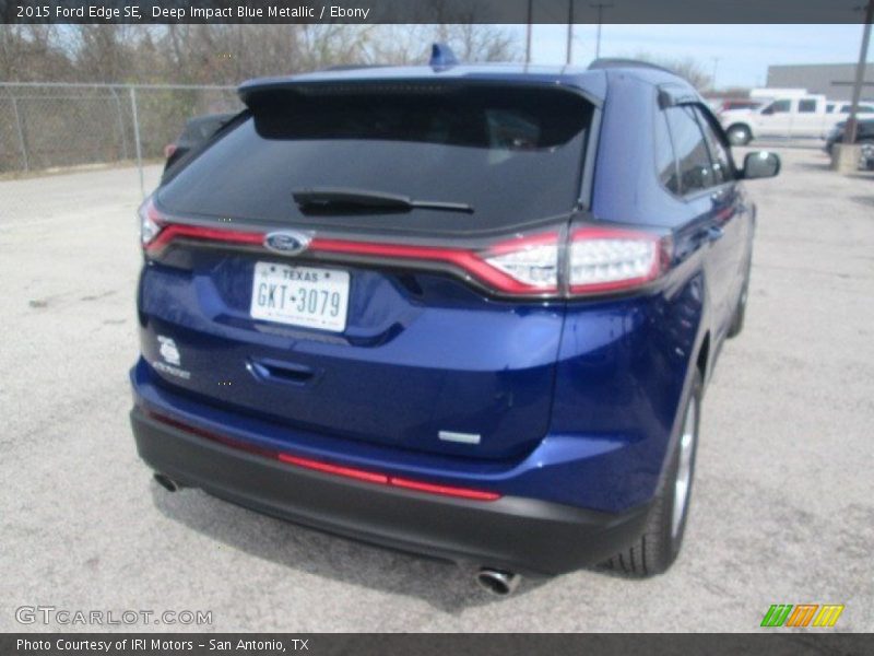 Deep Impact Blue Metallic / Ebony 2015 Ford Edge SE