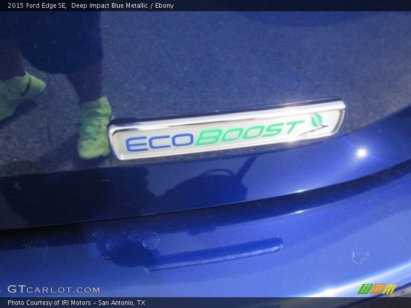 Deep Impact Blue Metallic / Ebony 2015 Ford Edge SE