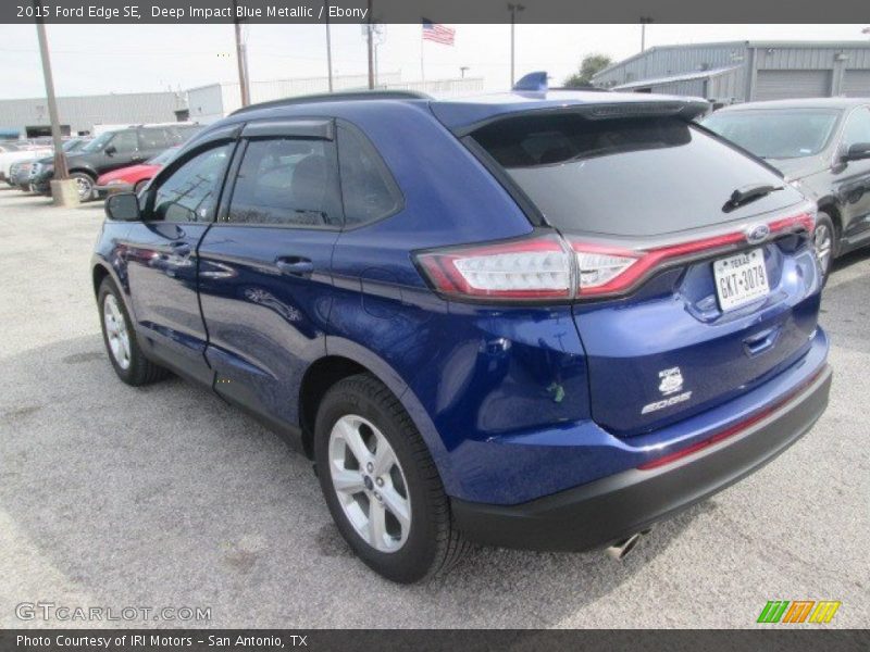 Deep Impact Blue Metallic / Ebony 2015 Ford Edge SE
