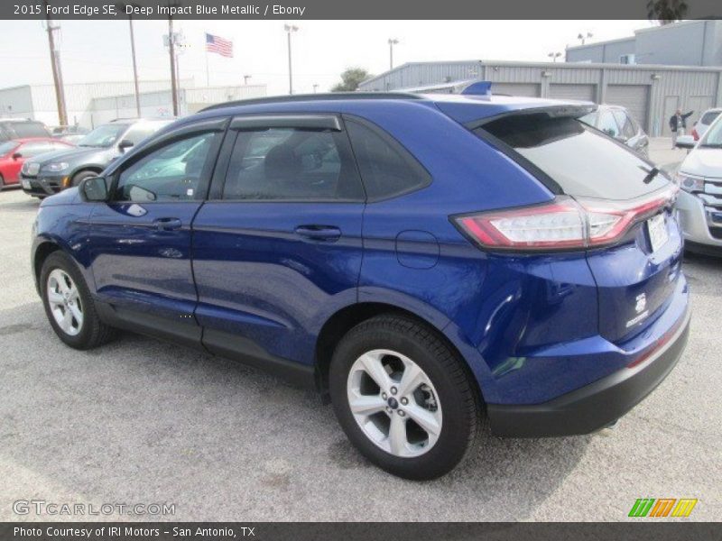 Deep Impact Blue Metallic / Ebony 2015 Ford Edge SE