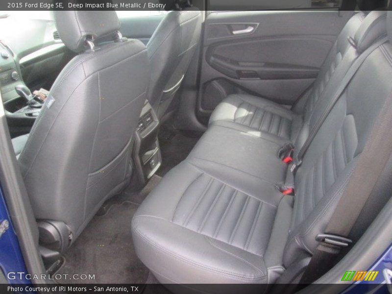 Deep Impact Blue Metallic / Ebony 2015 Ford Edge SE