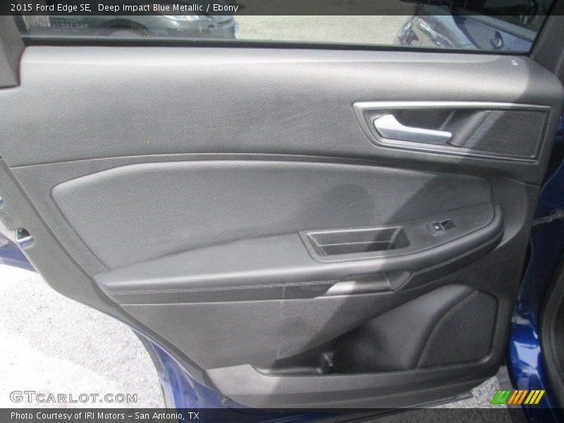 Deep Impact Blue Metallic / Ebony 2015 Ford Edge SE