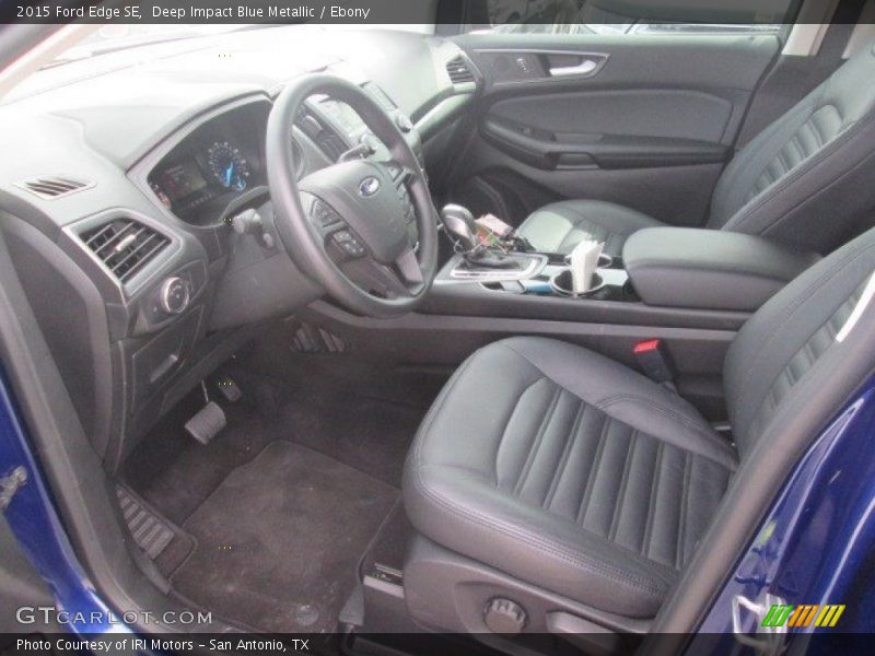 Deep Impact Blue Metallic / Ebony 2015 Ford Edge SE