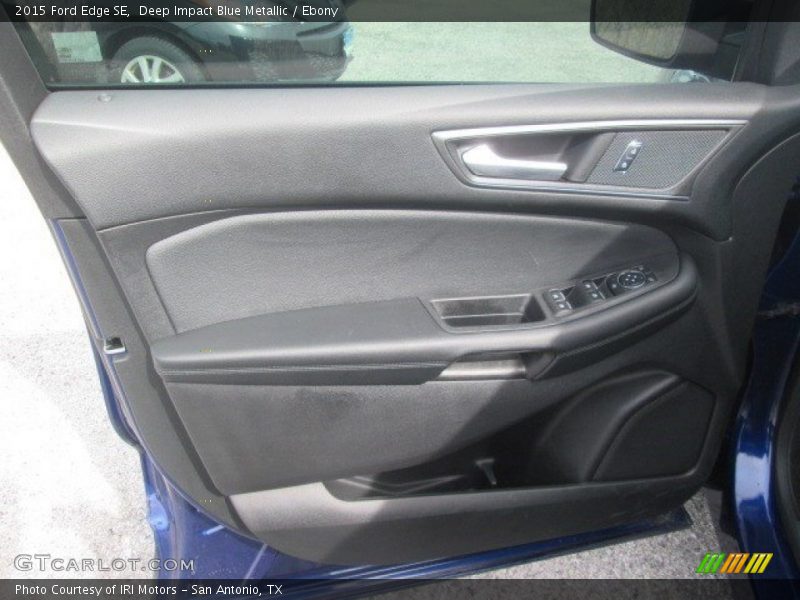 Deep Impact Blue Metallic / Ebony 2015 Ford Edge SE